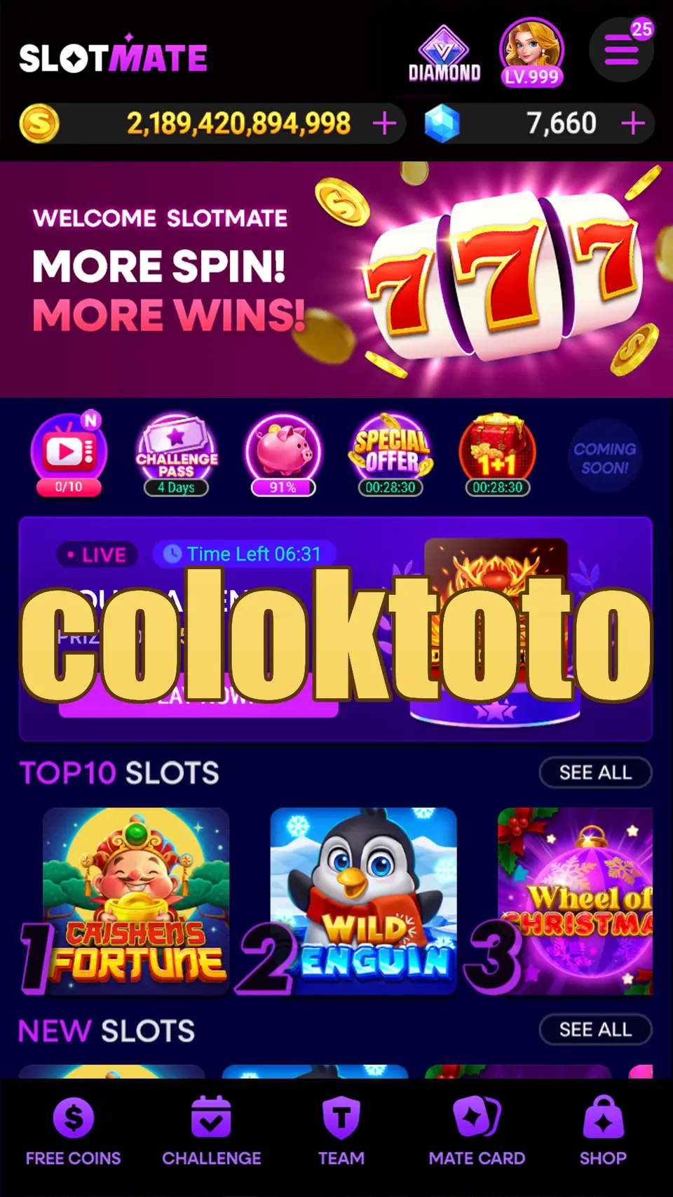 coloktoto Masuk